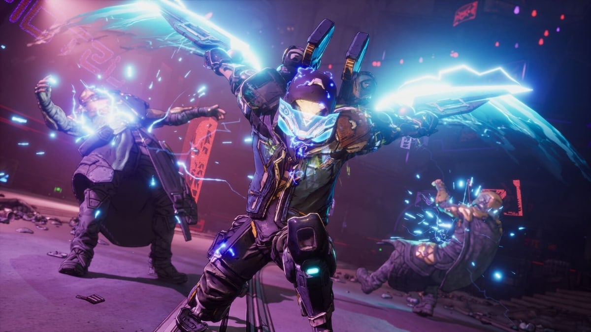 Rafa readies an attack in Borderlands 4