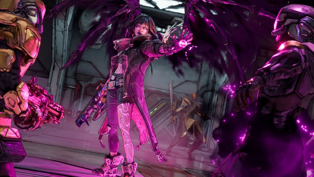 Vex charges her energy in Borderlands 4